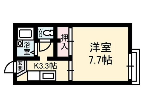 グリーンゲーブルスA棟の物件間取画像